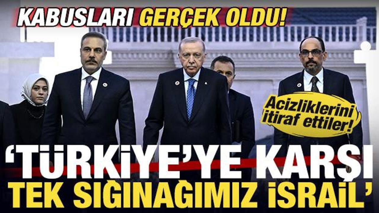 Komşu ülkenin kabusu gerçek oldu! Tarihi itiraf: Türkiye'ye karşı tek sığınağımız İsrail!