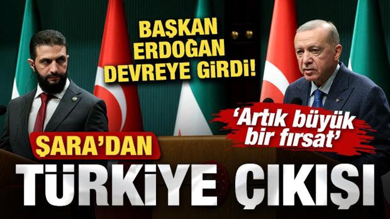 Şara'dan dikkat çeken Türkiye çıkışı! Başkan Erdoğan devreye girdi! "Büyük bir fırsat"