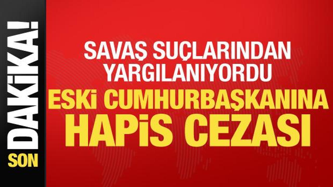 Son dakika... Kosova eski Cumhurbaşkanı Haşim Thaçi'ye 25 yıl hapis cezası