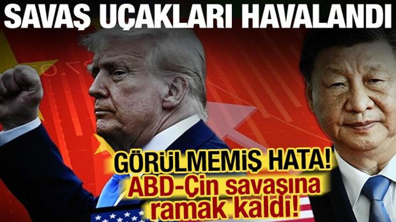 Yapay zeka ABD ile Çin'i savaşın eşiğine getirdi! Savaş uçakları havalandı