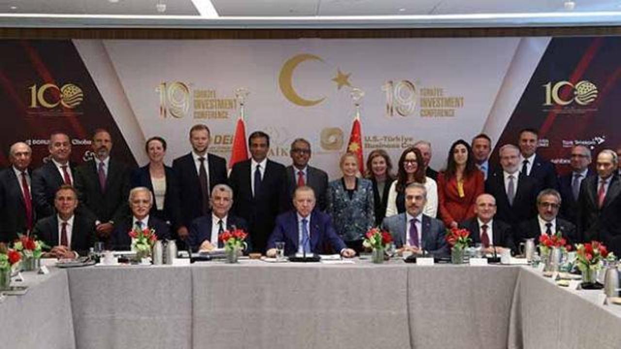 Cumhurbaşkanı Erdoğan ABD'li CEO'larla buluştu: Hedef 100 milyar dolar!