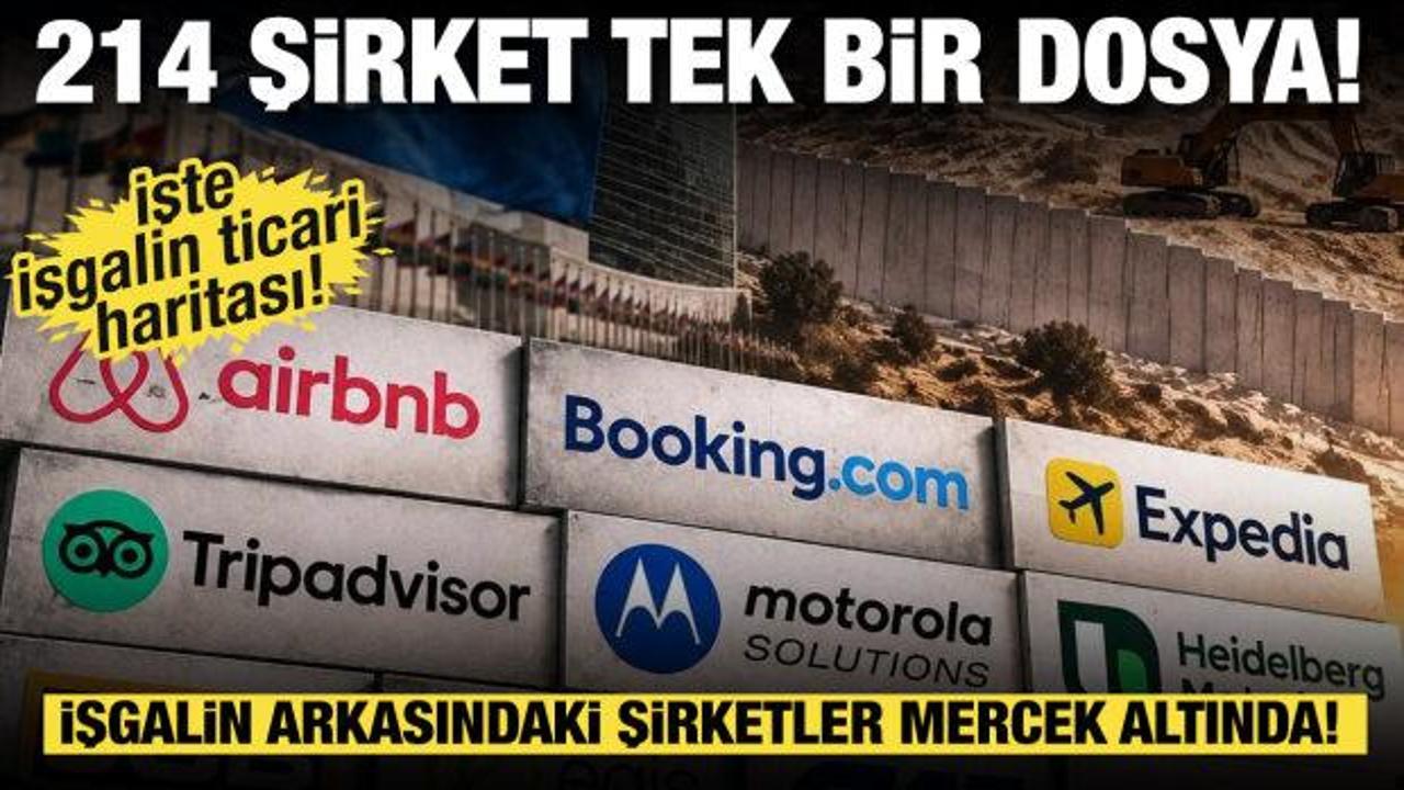İşgalin ticari ayağı ifşa oldu:  214 şirket BM radarında