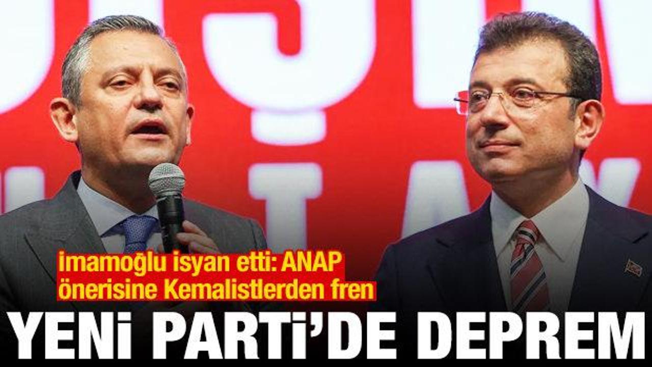 İmamoğlu'ndan isyan: ANAP önerisine parti içinden itiraz
