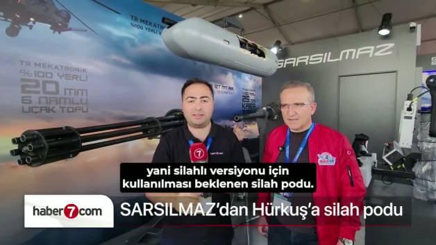 Havadan yakın ateş desteği: Hürkuş c'ye sarsılmaz imzalı milli silah podu!