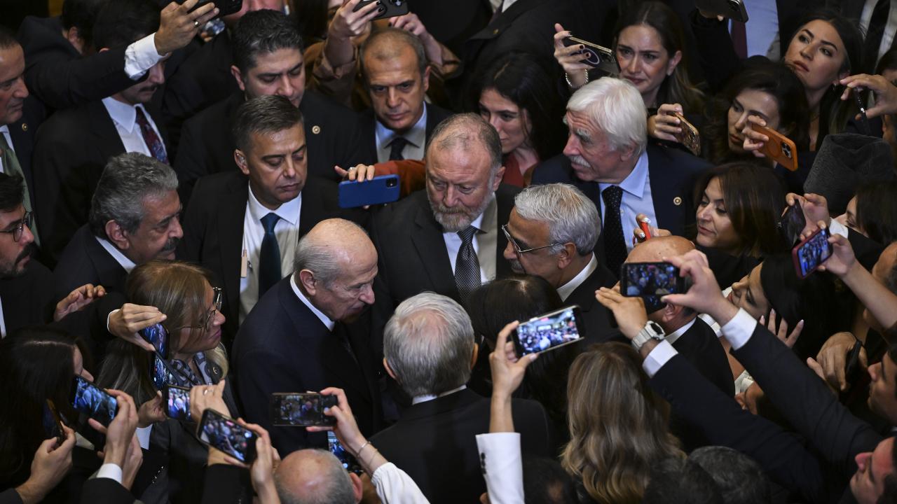Bahçeli'den DEM Parti heyetine Demirtaş sorusu: Selamımı söyleyin!