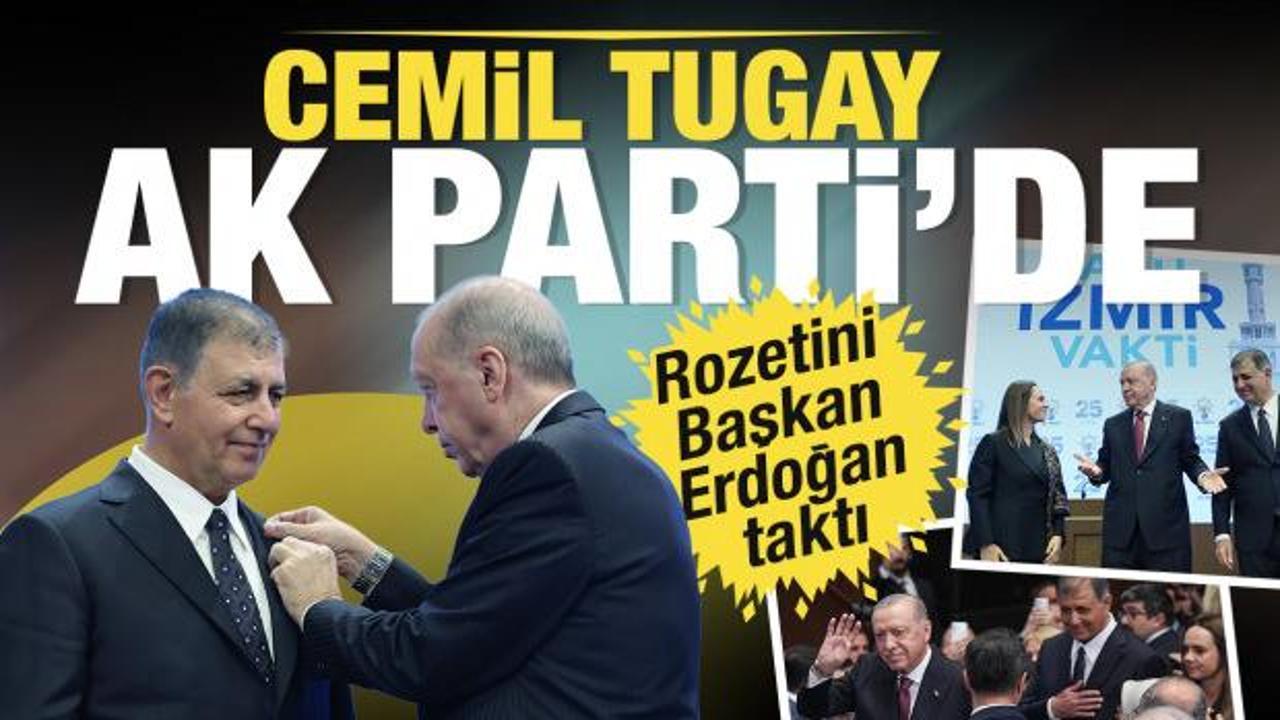 Başkan Erdoğan: Cemil Tugay AK Parti ailesine hoş geldin