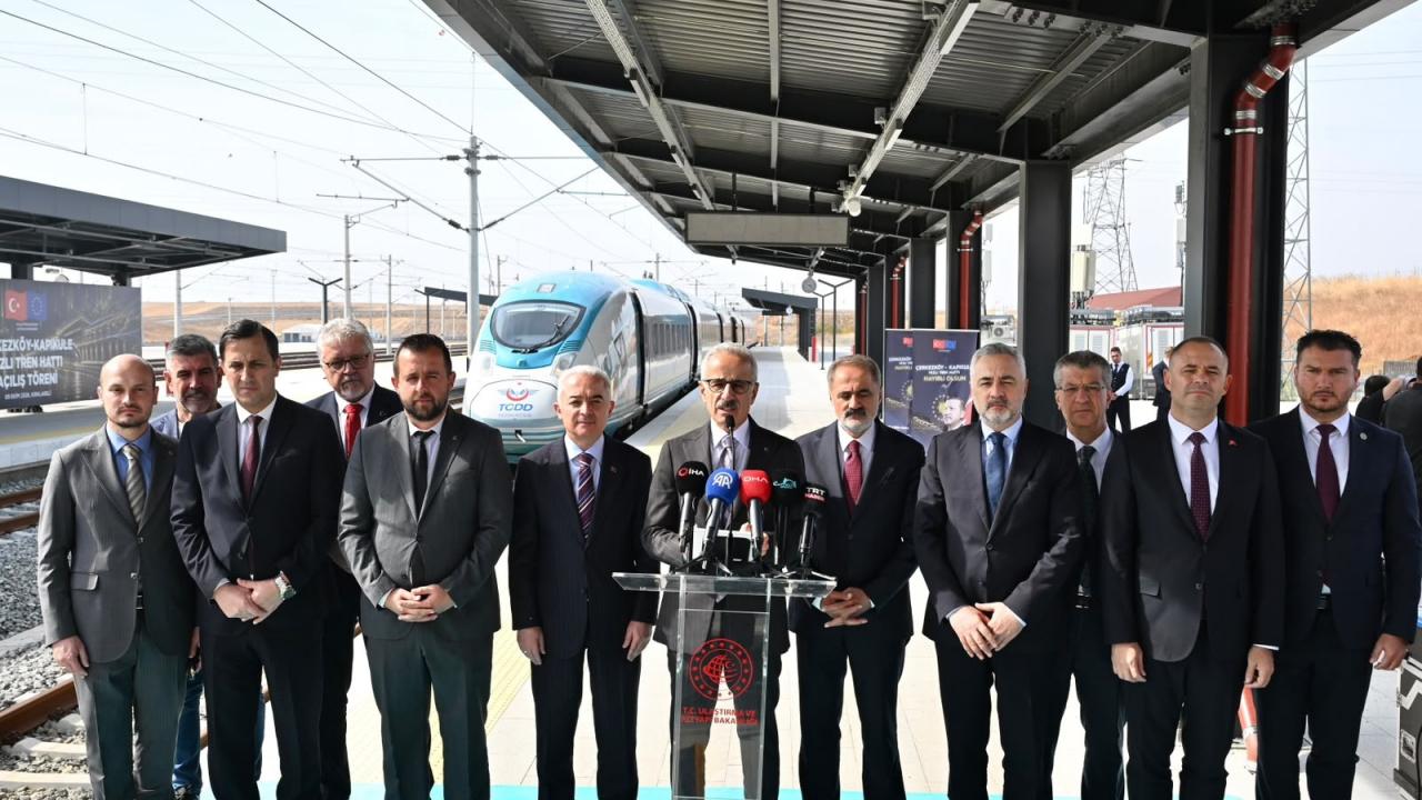 Erdoğan hizmete açacak! Bakan Uraloğlu duyurdu: Orta koridorun Avrupa’ya açılan en kritik yapısı