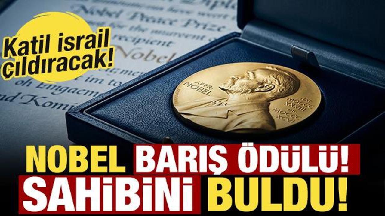Son dakika... Nobel Barış Ödülü sahibini buldu!