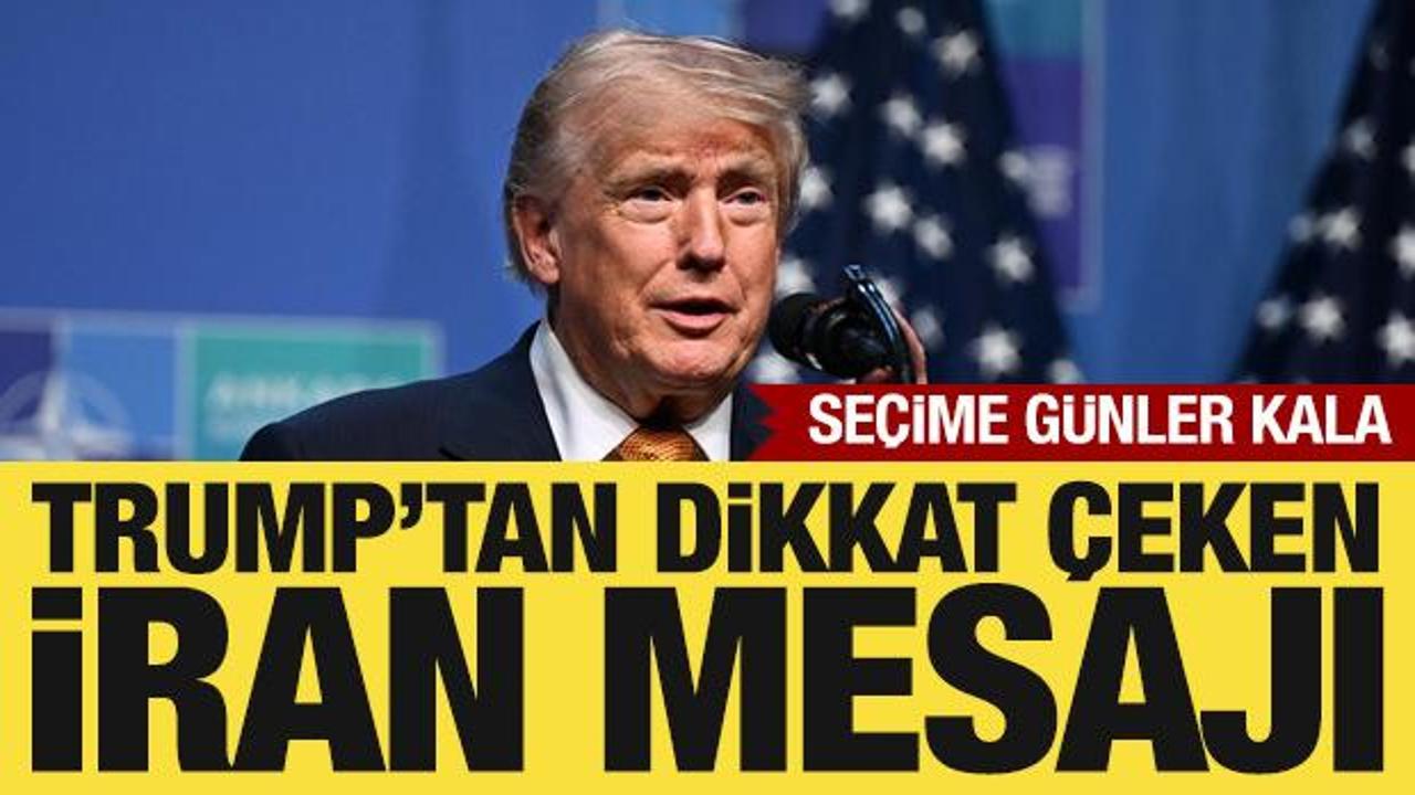 Trump'tan son dakika İran açıklaması: Savaş yakında sona erecek
