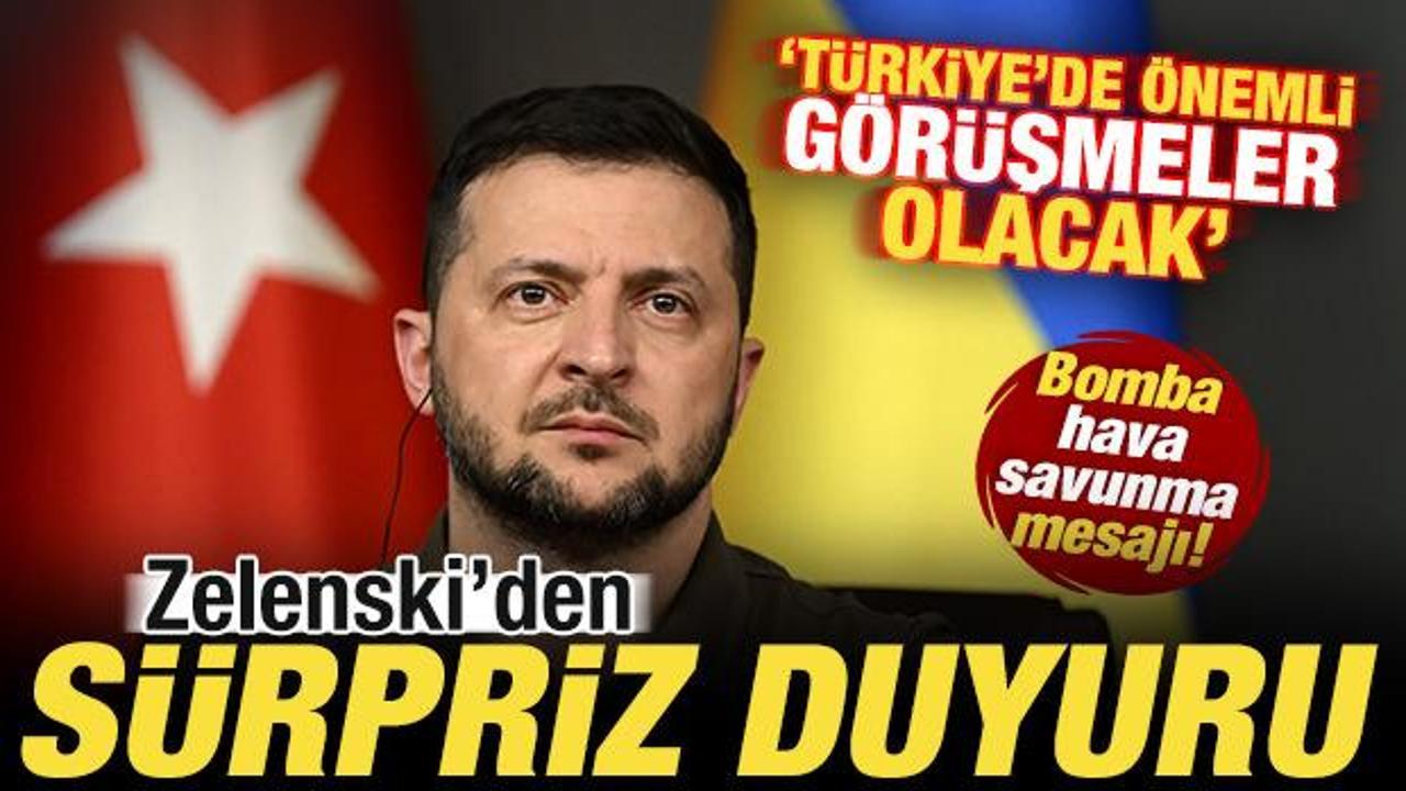 Zelenski'den son dakika Türkiye açıklaması! Bomba HSS mesajı! 'Önemli görüşmeler olacak'
